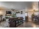 Inviting living room with modern furnishings and a seamless open flow to the dining area at 362 1400 N, Summitville, IN 46070