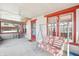 Relaxing front porch with a swing and ample space for leisure and enjoying the neighborhood views at 403 S Ohio St, Sheridan, IN 46069