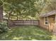 Fenced backyard with shed at 4220 Sunset Ave, Indianapolis, IN 46208