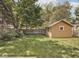Green backyard with a shed at 4220 Sunset Ave, Indianapolis, IN 46208