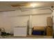 Garage space with storage and lighting at 5746 Overcrest Dr, Indianapolis, IN 46237
