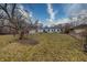 Large backyard with shed and patio area at 770 Berkley Dr, Fortville, IN 46040