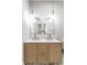 Stylish bathroom with a double sink vanity and modern fixtures at 1133 Olive St, Indianapolis, IN 46203