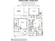 Floor plan of a 3605 sq ft home featuring 5 beds, 3 baths, study, 3-car garage, and a basement at 20017 Old Dock Rd, Westfield, IN 46074