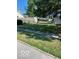A well-maintained backyard featuring a lush green lawn and tasteful decor at 214 S Howard St, Oxford, IN 47971