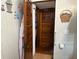 Hallway with a hardwood floor and an old-fashioned door frame at 214 S Howard St, Oxford, IN 47971