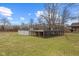 Well-maintained backyard featuring an above ground pool with deck at 4131 N County Road 500 E, Danville, IN 46122