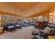 Bright living room with floor to ceiling windows and comfortable seating at 4131 N County Road 500 E, Danville, IN 46122