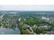Aerial view showing the neighborhood close to the Flowing Well Park and 116th & Hazel Dell Pkwy at 5208 Clear Lake Ct, Carmel, IN 46033