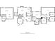 Detailed floor plan showcasing the layout and dimensions of the home at 5208 Clear Lake Ct, Carmel, IN 46033