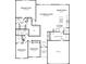 Detailed floor plan showcasing the home's layout, including the primary suite, gathering room, and kitchen at 661 W 500 S, Greenfield, IN 46140