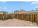 Fenced backyard with a brick patio at 1156 Canterbury N Sq, Indianapolis, IN 46260