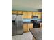 Functional kitchen with stainless steel refrigerator and modern appliances, and ample counter space at , Whitestown, IN 46075