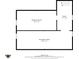Basement layout with an electrical room, recreation room and additional room totaling 811 sq ft at 3950 W Michigan St, Indianapolis, IN 46222