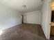 Bedroom with neutral carpet, white walls and access to an attached bathroom at 6405 Oyster Key Ln, Plainfield, IN 46168