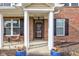Inviting front entrance with decorative door and charming curb appeal at 8218 Elsen Ridge, Avon, IN 46123
