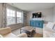 Bright living room featuring large windows, comfortable seating, and modern decor at 8218 Elsen Ridge, Avon, IN 46123