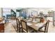 Open-concept dining room flowing into kitchen and living areas at 854 W Roache St, Indianapolis, IN 46208