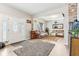 Bright and airy living room with hardwood floors, neutral tones, and a welcoming entryway at 854 W Roache St, Indianapolis, IN 46208
