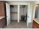 Kitchen showing two pantries with open shelving at 1435 E New Rd, Greenfield, IN 46140