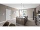 Stylish kitchen featuring a large island, stainless steel appliances, and modern finishes at 1517 E New York St, Indianapolis, IN 46201