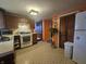 Functional kitchen layout offering storage and work space at 3624 Columbus Ave, Anderson, IN 46013