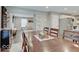 Spacious dining area featuring an open floor plan and stylish decor, ready for entertaining at 3659 Watson Rd, Indianapolis, IN 46205