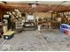 Spacious garage with plenty of room for multiple cars or storage at 6404 W Ray St, Indianapolis, IN 46241
