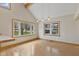 Open dining area with vaulted ceiling and multiple windows at 800 N 400 W, Bargersville, IN 46106