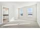 Bright bedroom with two windows and bathroom access at 848 Kinzer Ave, Carmel, IN 46032