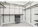 Walk-in closet with metal shelving and storage at 848 Kinzer Ave, Carmel, IN 46032