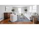 Bright living room with hardwood floors, neutral colors, and modern decor at 8825 Dunsmuir Dr, Indianapolis, IN 46260
