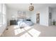 Spacious bedroom with abundant natural light and neutral decor for a serene retreat at 9658 Farragut, Indianapolis, IN 46256