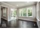 Bright living room with sliding glass doors providing backyard access at 9658 Farragut, Indianapolis, IN 46256