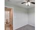 The bedroom is conveniently located next to a bathroom with a toilet and sink at 1002 Payton Ave, Indianapolis, IN 46219