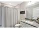 Clean bathroom featuring modern fixtures, good lighting and neutral colors, ideal for a relaxing and refreshing experience at 17330 Graley Pl, Westfield, IN 46074