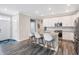 Open concept kitchen with a center island, stainless steel appliances, and ample cabinet space at 17330 Graley Pl, Westfield, IN 46074