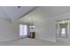 Dining room featuring neutral carpet, chair rail and traditional chandelier at 223 Andrews Boulevard East Dr, Plainfield, IN 46168