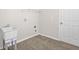 Clean laundry room with utility sink and ample space at 4236 Stubbington Ln, Indianapolis, IN 46239