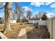 Backyard showcasing the ornamental fire pit, a garage, and a walkway at 529 W 42Nd St, Indianapolis, IN 46208
