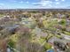 Aerial view of a suburban neighborhood highlighting well-maintained homes and green spaces on a sunny day at 8316 Hill Gail Dr, Indianapolis, IN 46217
