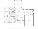 Detailed floor plan showcasing the layout of the home, including room dimensions and flow at 8316 Hill Gail Dr, Indianapolis, IN 46217