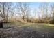 Large backyard featuring mature trees and natural landscaping at 8350 E Cr 200 S, Zionsville, IN 46077