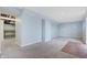 Finished basement with carpet flooring and access to additional space at 8350 E Cr 200 S, Zionsville, IN 46077