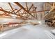 Large loft storage area with exposed beams offering generous space and utility at 8350 E Cr 200 S, Zionsville, IN 46077