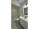 Functional bathroom featuring a shower-tub combo, toilet, and vanity with sink at 104 Walnut Ct, Noblesville, IN 46062