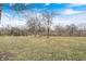 A large, grassy lawn bordered by bare trees against a cloudy blue sky at 114 E Mill St, Brooklyn, IN 46111