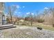A beautiful brick patio in the fenced in backyard at 12404 Doe Ln, Indianapolis, IN 46236