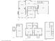 Floor plans for first floor, second floor, and basement at 12404 Doe Ln, Indianapolis, IN 46236