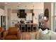 Gourmet kitchen featuring a stylish island with seating and custom pendant lighting at 16392 Grand Cypress Dr, Noblesville, IN 46060